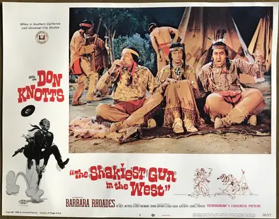 Shakiest Gun in the West Lobby Card Set Of 8 image 5