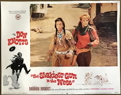 Shakiest Gun in the West Lobby Card Set Of 8 image 6