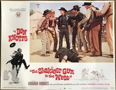 Shakiest Gun in the West Lobby Card Set Of 8 image 7