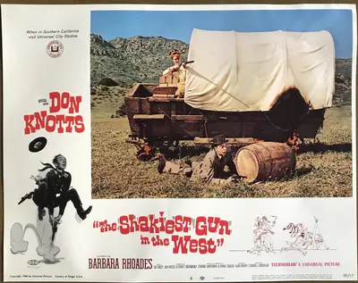 Shakiest Gun in the West Lobby Card Set Of 8 image 8