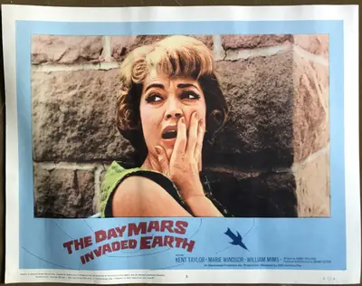Day Mars Invaded Earth Lobby Card Set Of 8 image 1