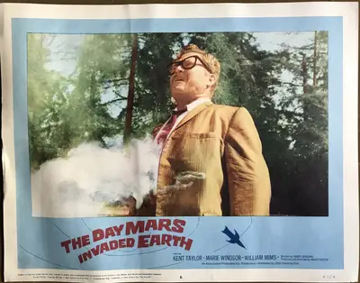 Day Mars Invaded Earth Lobby Card Set Of 8 image 6