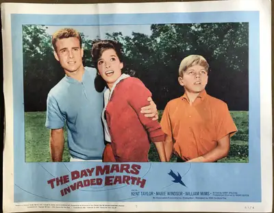 Day Mars Invaded Earth Lobby Card Set Of 8 image 7