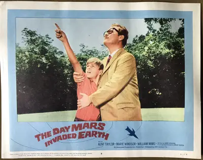 Day Mars Invaded Earth Lobby Card Set Of 8 image 8