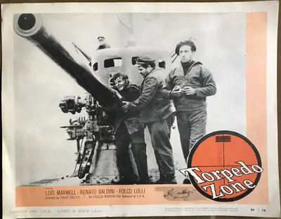 Torpedo Zone AKA Submarine Attack 1959 I.F.E. Release Lobby Card Set Of 8 image 7