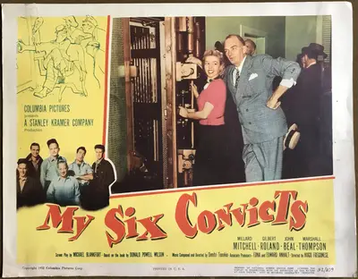 My Six Convicts Lobby Card Set of 8 image 1