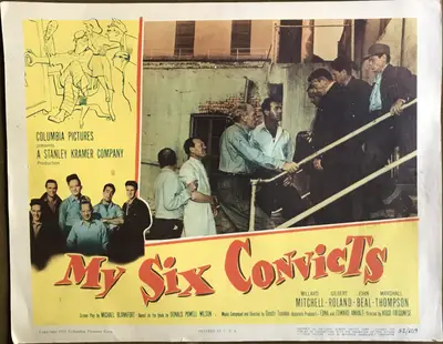My Six Convicts Lobby Card Set of 8 image 4