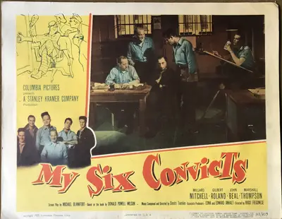 My Six Convicts Lobby Card Set of 8 image 6