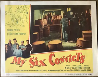 My Six Convicts Lobby Card Set of 8 image 7