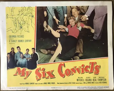 My Six Convicts Lobby Card Set of 8 image 8