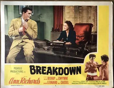 Breakdown Lobby Card Set Of 8 image 5