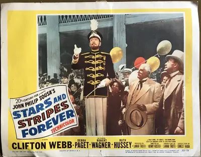 Stars and Stripes Forever Lobby Card Set Of 8 image 2