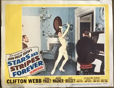 Stars and Stripes Forever Lobby Card Set Of 8 image 3