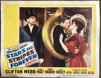 Stars and Stripes Forever Lobby Card Set Of 8 image 6