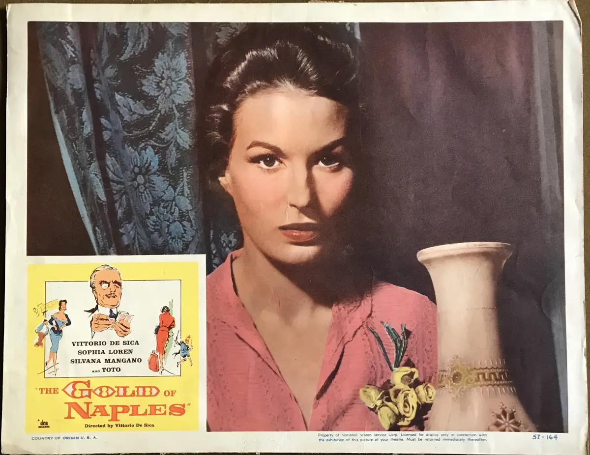 Gold of Naples Lobby Card Set Of 4