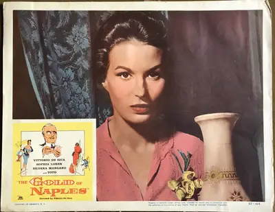 Gold of Naples Lobby Card Set Of 4 image 1