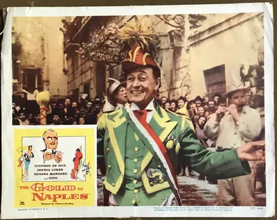 Gold of Naples Lobby Card Set Of 4 image 2