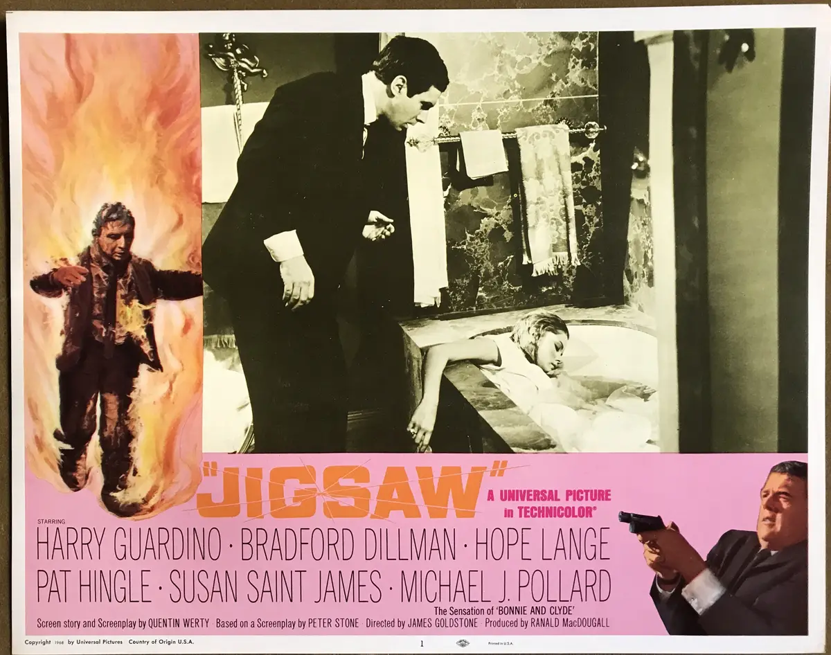 Jigsaw Lobby Card Set Of 8