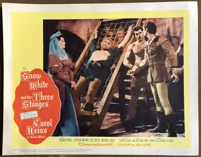 Snow White and the Three Stooges Lobby Card Set Of 8 image 4