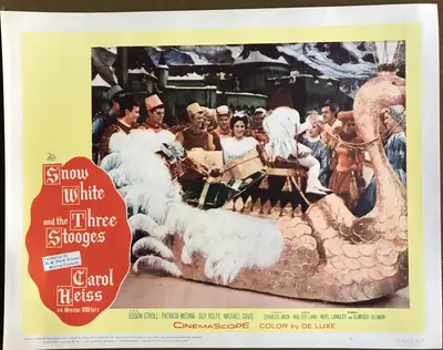 Snow White and the Three Stooges Lobby Card Set Of 8 image 5