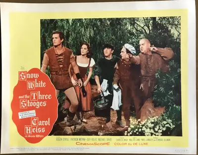 Snow White and the Three Stooges Lobby Card Set Of 8 image 7