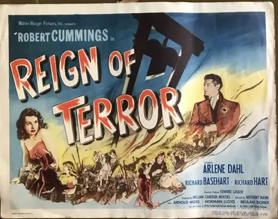 Reign of Terror Lobby Card Set Of 8 image 1