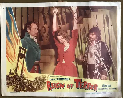 Reign of Terror Lobby Card Set Of 8 image 8