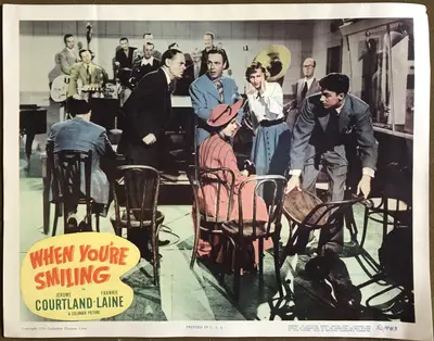 When You're Smiling Lobby Card Set Of 8 image 3