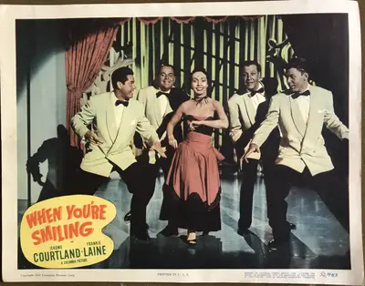 When You're Smiling Lobby Card Set Of 8 image 5