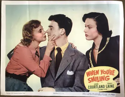 When You're Smiling Lobby Card Set Of 8 image 6