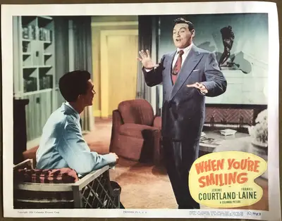 When You're Smiling Lobby Card Set Of 8 image 7