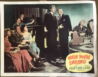 When You're Smiling Lobby Card Set Of 8 image 8
