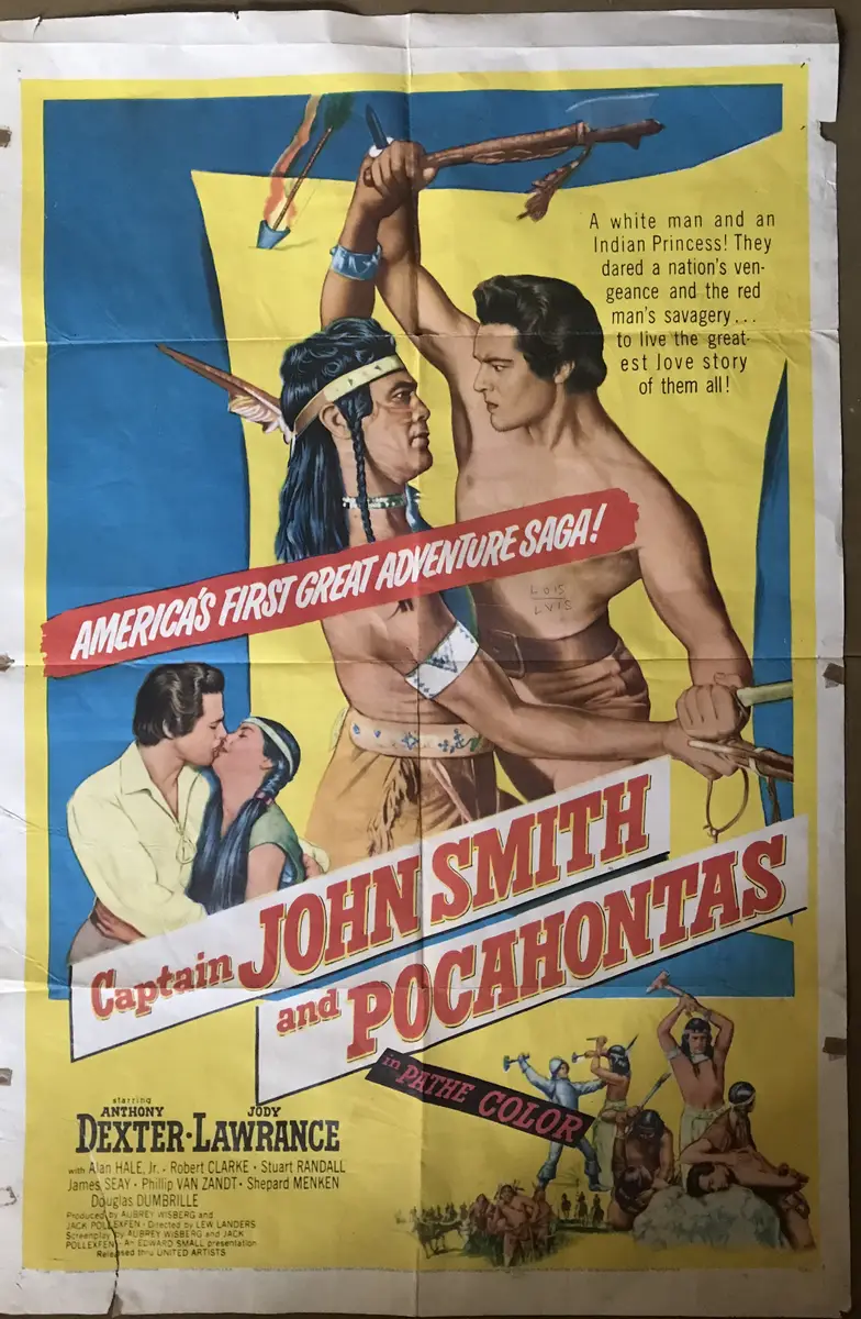 Captain John Smith and Pocahontas One Sheet