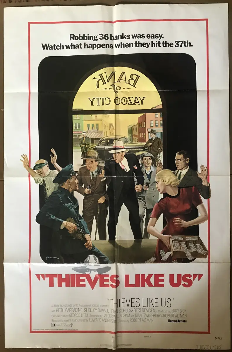 Thieves Like Us One Sheet George Gross Artwork