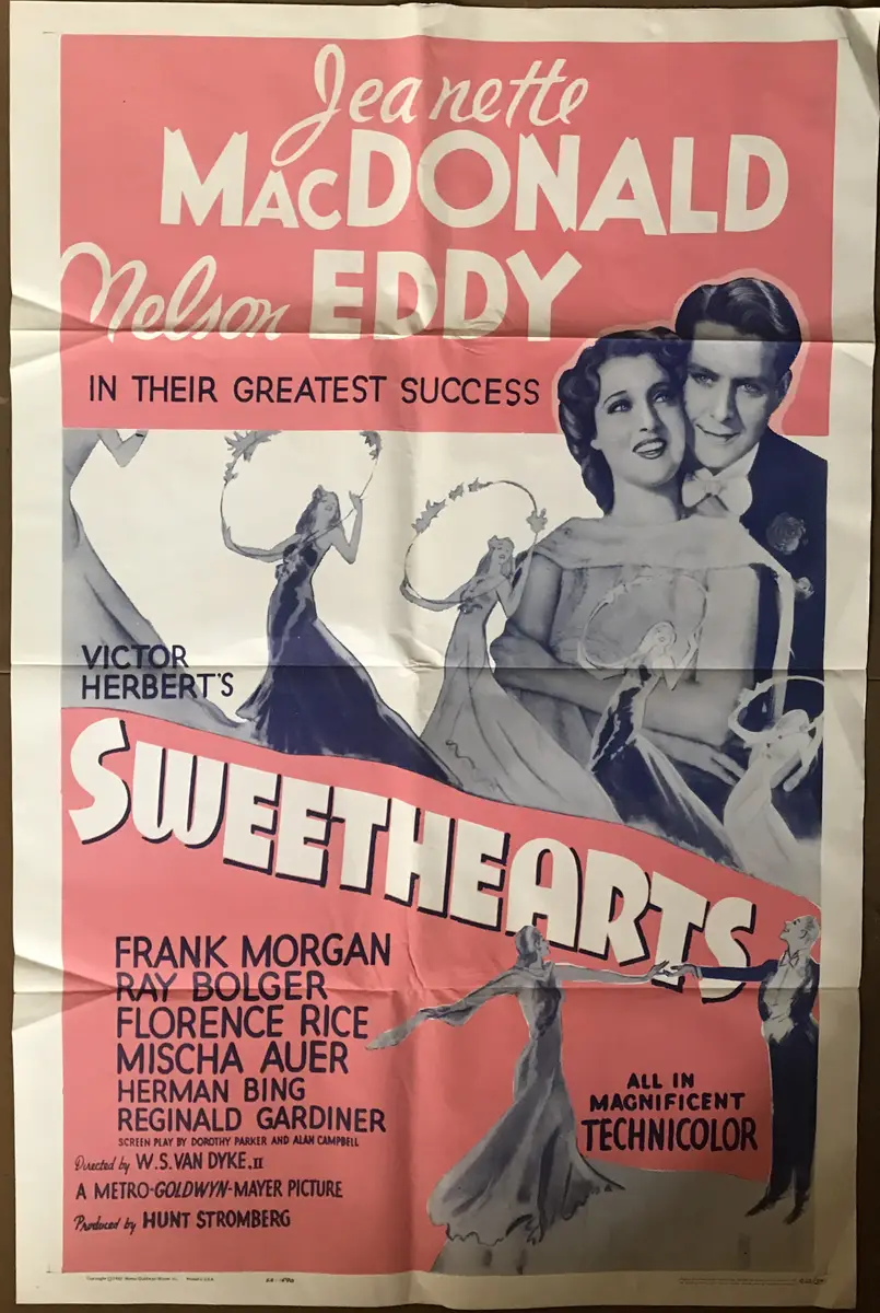 Sweethearts 1962 Re-Release One Sheet