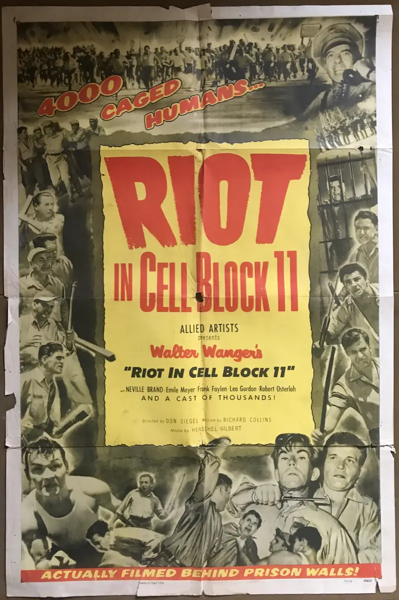 Riot in Cell Block 11 One SHeet