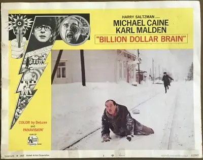 Billion Dollar Brain Lobby Card Set Of 8 image 3