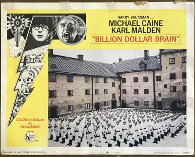 Billion Dollar Brain Lobby Card Set Of 8 image 4