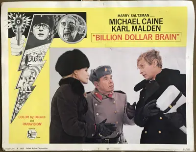 Billion Dollar Brain Lobby Card Set Of 8 image 6