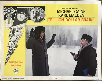 Billion Dollar Brain Lobby Card Set Of 8 image 7