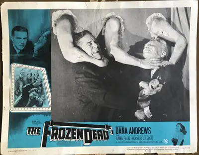 Frozen Dead Lobby Card Set Of 8 image 6