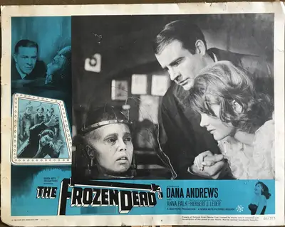 Frozen Dead Lobby Card Set Of 8 image 7