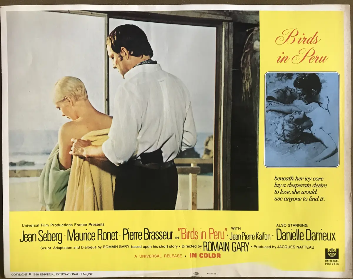 Birds in Peru Lobby Card Set Of 8