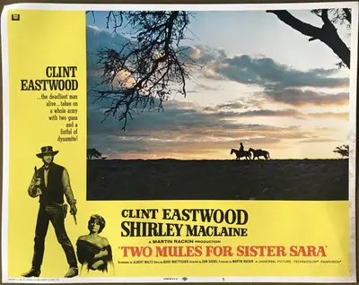 Two Mules for Sister Sara Lobby Card Set Of 8 image 6