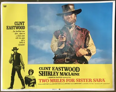 Two Mules for Sister Sara Lobby Card Set Of 8 image 7
