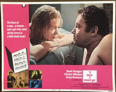 3 Into 2 Won't Go Lobby Card Set Of 8 image 4