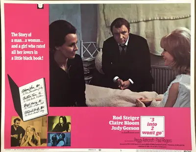 3 Into 2 Won't Go Lobby Card Set Of 8 image 5