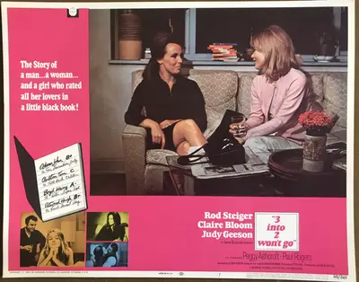 3 Into 2 Won't Go Lobby Card Set Of 8 image 7