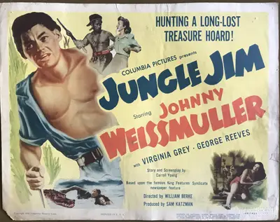 Jungle Jim Lobby Card Sewt Of 8 image 1