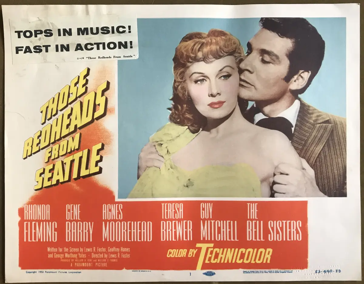Those Redheads from Seattle Lobby Card Set Of 8